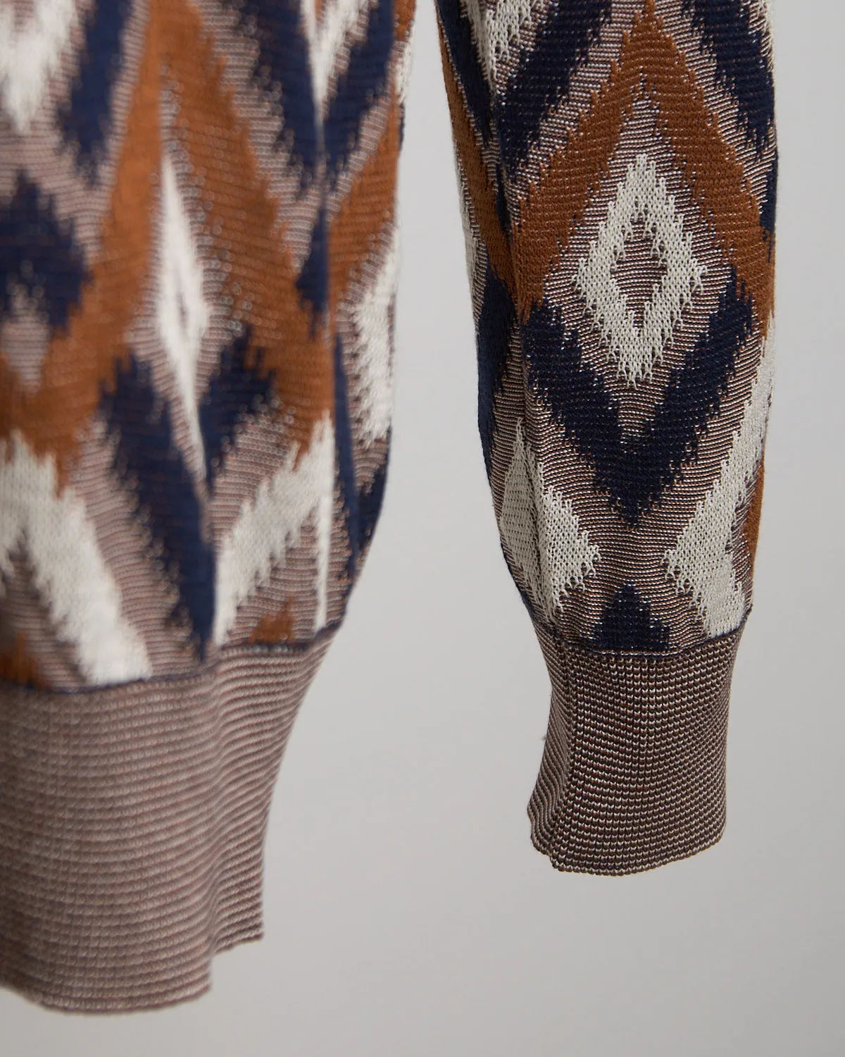 12 Gauge Argyle Fil A Fil Cardigan