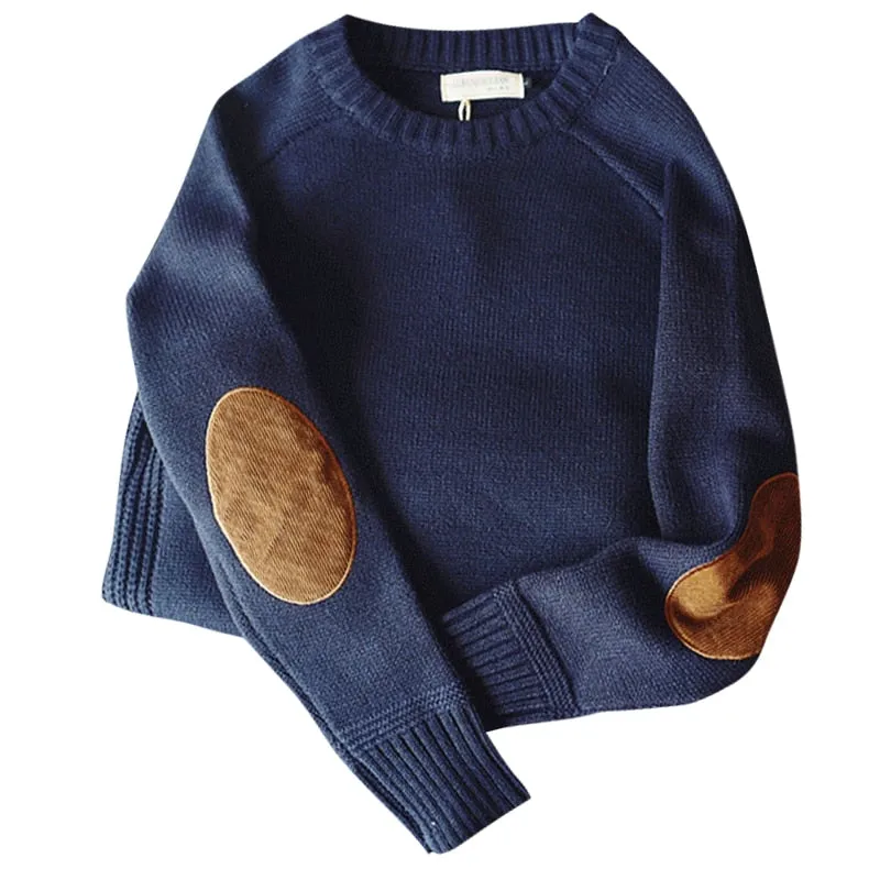 Eliot - Dark Academia Oversized Pullover Thick O-Neck Sweater