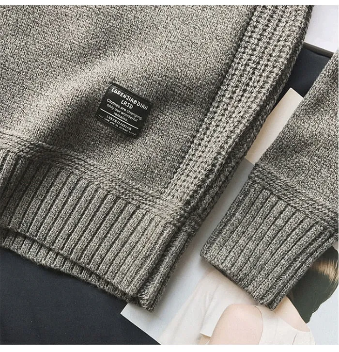 Eliot - Dark Academia Oversized Pullover Thick O-Neck Sweater