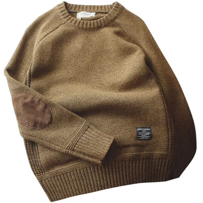 Eliot - Dark Academia Oversized Pullover Thick O-Neck Sweater