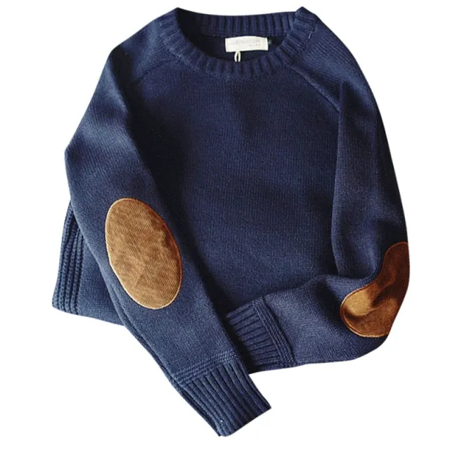 Eliot - Dark Academia Oversized Pullover Thick O-Neck Sweater