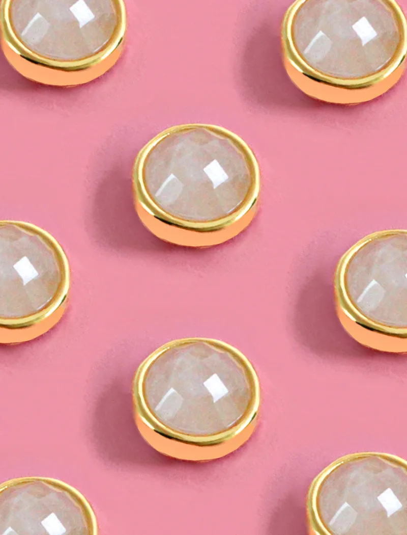 FIRE Gemstone Stud Earrings