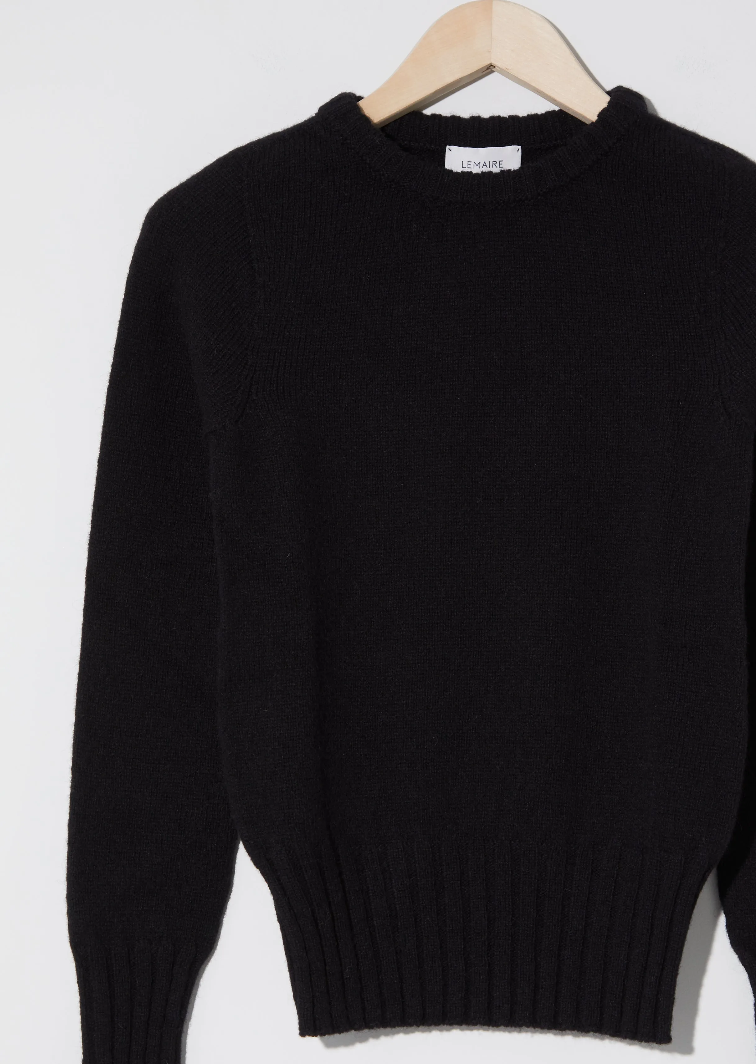 Fitted Sweater — Black