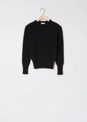 Fitted Sweater — Black
