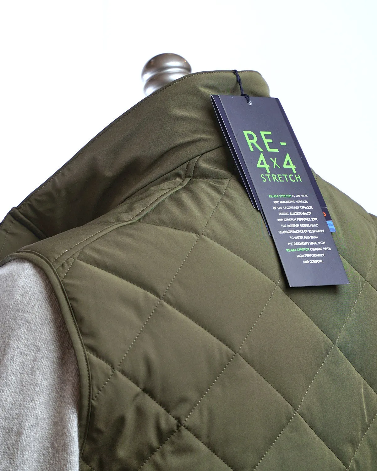 Green Typhoon Re 4X4 Stretch Quilted Vest