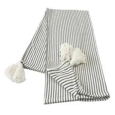 Insignia 80178BWT Black/White Throw Blanket