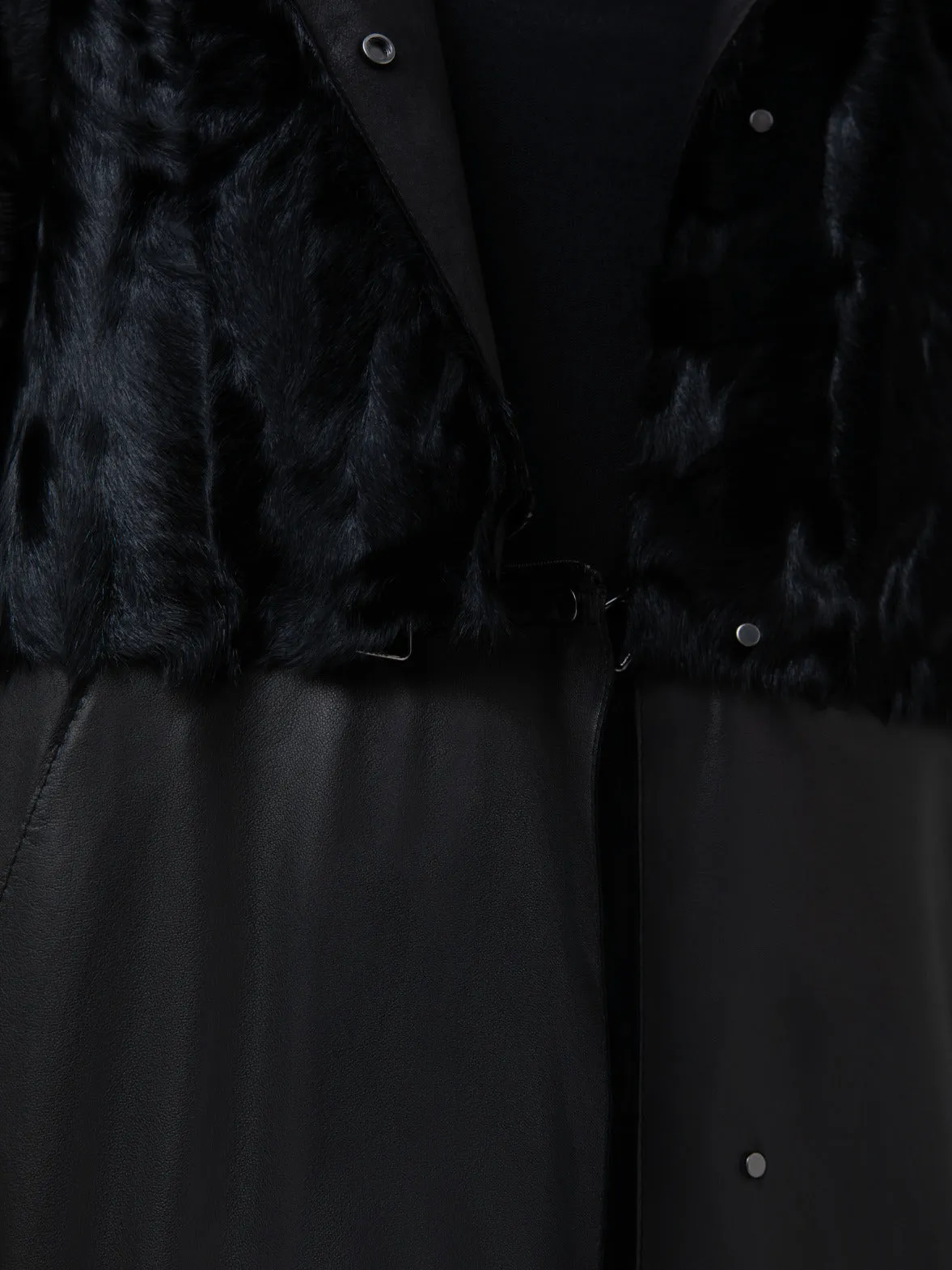 Silk Lamb and Nappa Leather Blouson Jacket