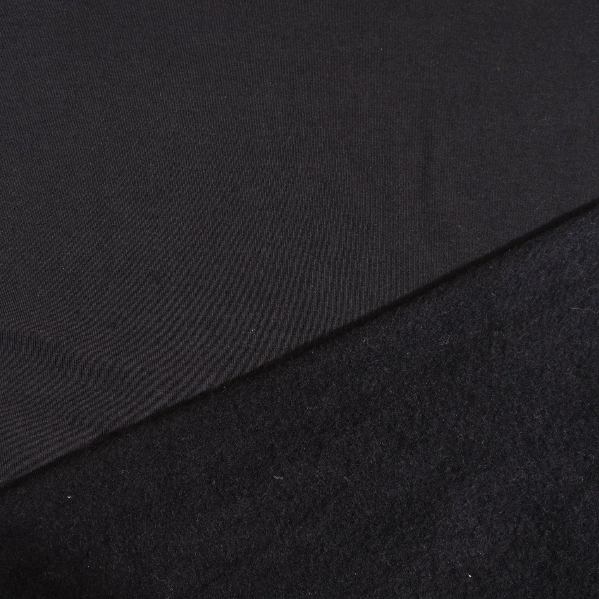 Tencel Organic Cotton Spandex Fleece - Black